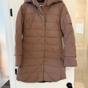 Women's Mauve Quilted Jacket Eddie Bauer Size Small